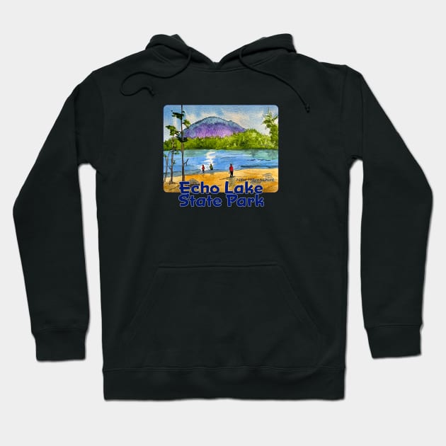 Echo Lake State Park, New Hampshire Hoodie by MMcBuck